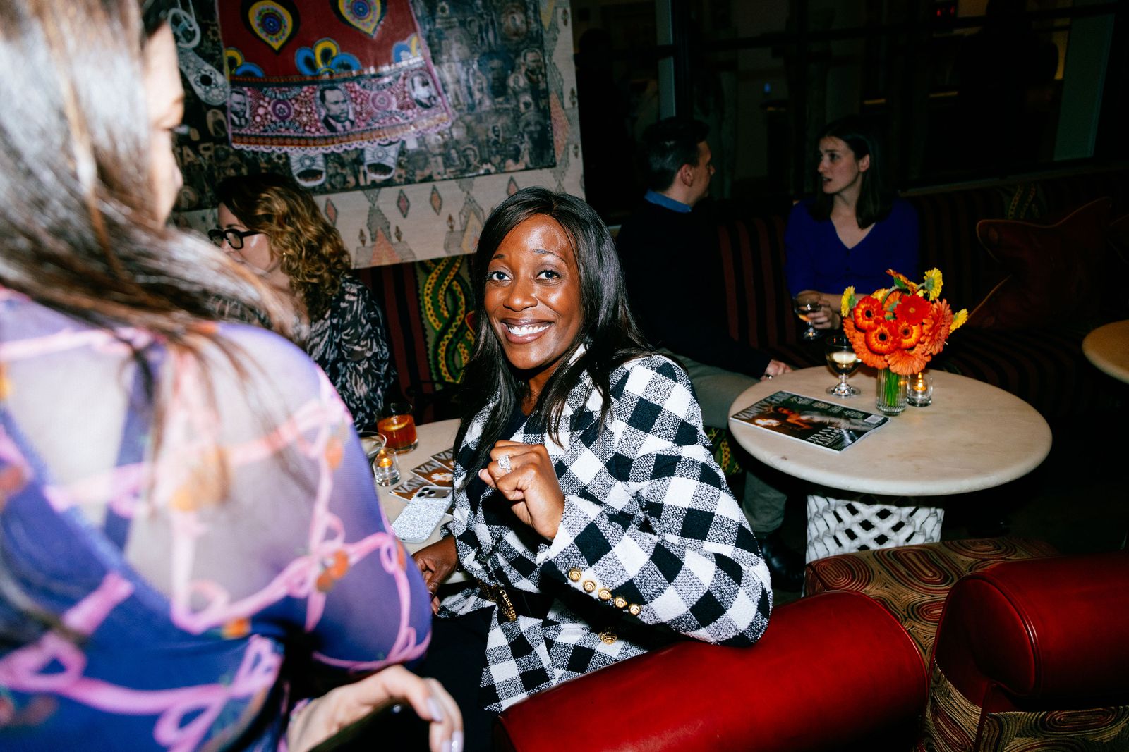 Image may contain Julie Kent Urban Face Happy Head Person Smile Adult Photobombing Photography and Portrait