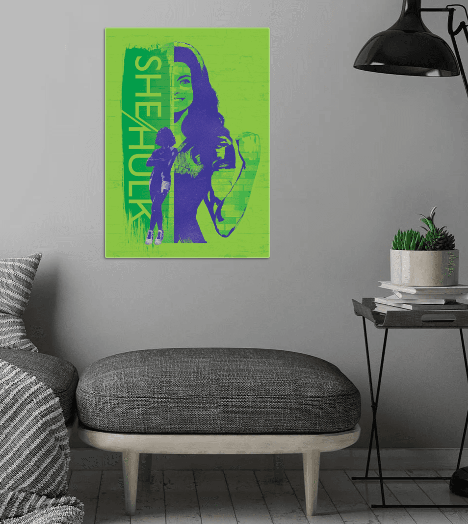 She-Hulk Displate / shop it <a href=    https://displate.com/displate/5624392?pe=Tv,comics&ctrc=US&gclid=CjwKCAjw4c-ZBhAEEiwAZ105RcCzBbQlWp88HMAGUh9_mAysD8yFAkPBrqrJgVCyWLechVjO-9n8axoCusUQAvD_BwE>here</a>%22 class=