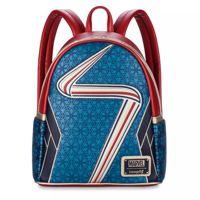 Ms. Marvel Loungefly backpack / shop it <a href=https://www.shopdisney.com/ms.-marvel-loungefly-mini-backpack-420146525418.html?isProductSearch=0&plpPosition=3>here</a>%22 class=